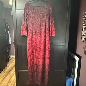 Onyx Nite Red Maxi Dress